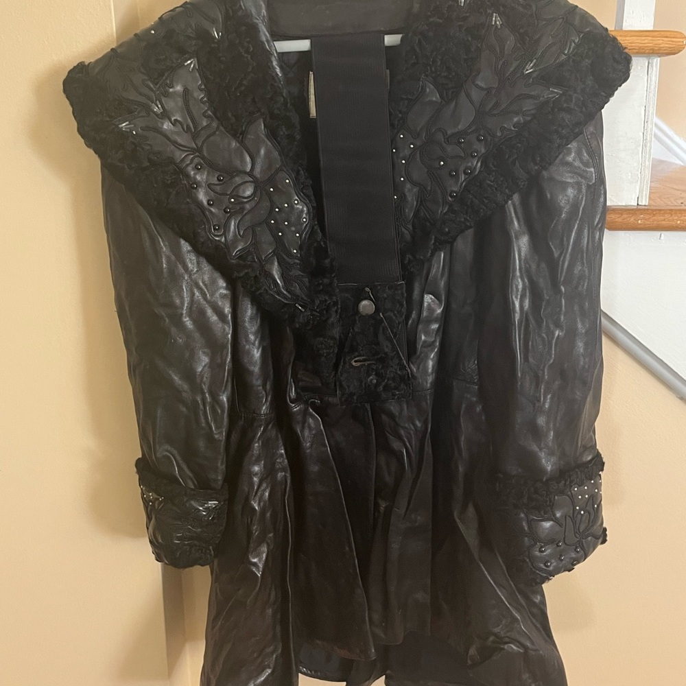 French Vintage Leather Jacket